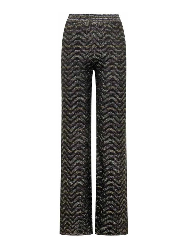 MISSONI: カジュアルトラウザー - カジュアルパンツ - 黒