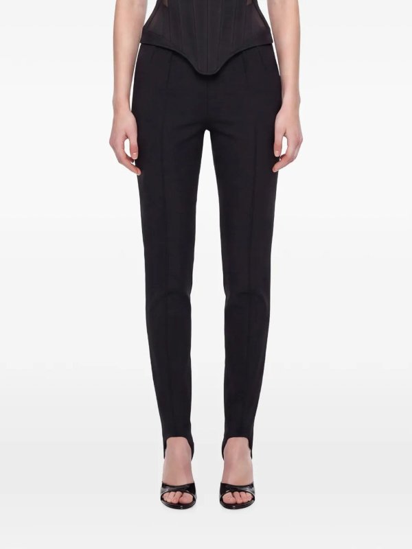 The Best Shops MUGLER: レギンス - レギンス - 黒