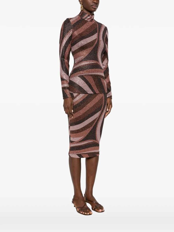 The Best Shops EMILIO PUCCI: トップス＆タンクトップ - トップ/タンクトップ - ダークレッド