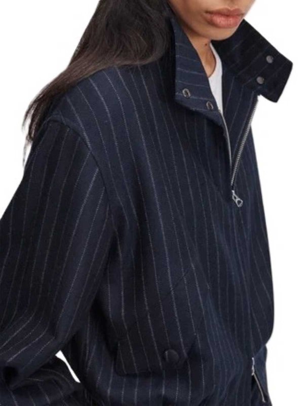 The Best Shops RAG&BONE: ボンバージャケット - ボンバージャケット - ブルー