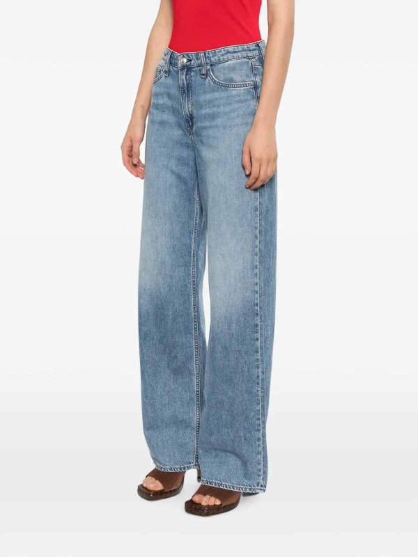 The Best Shops RAG&BONE: ストレートジーンズ - ストレートジーンズ - ライトブルー