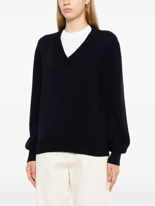 The Best Shops ROHE: maglia collo a v - Maglia Double Jumper