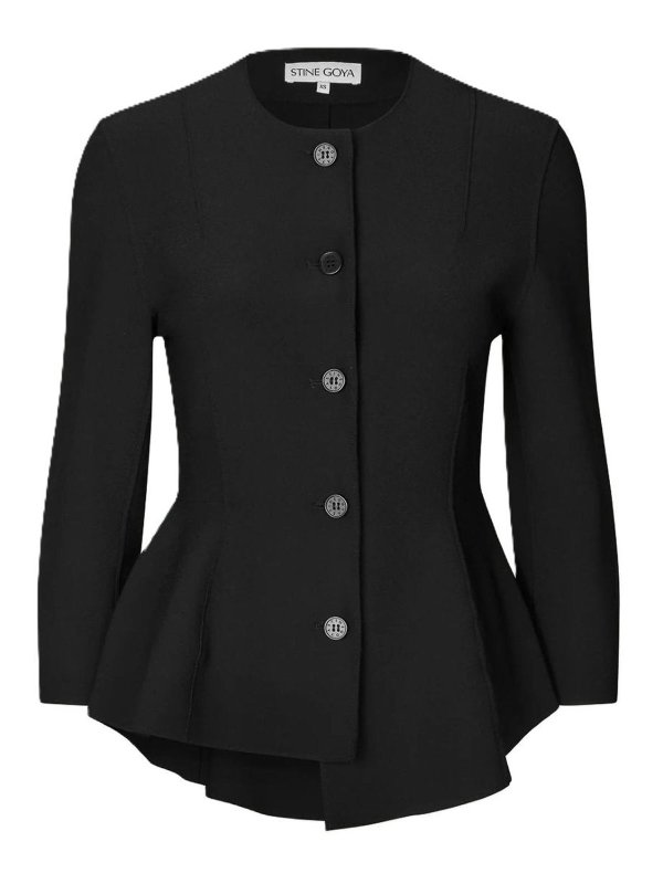 STINE GOYA: casual jackets - Jacket Flared Button-Up