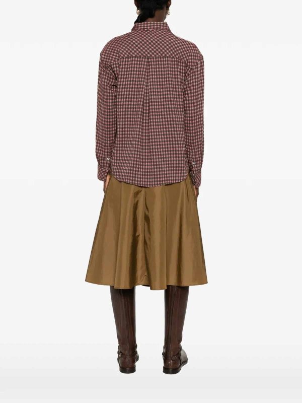 シャツ - ダークレッド shop online: XIRENA