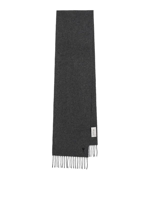 AMI PARIS: Bufandas y pañuelos - Bufanda - Gris