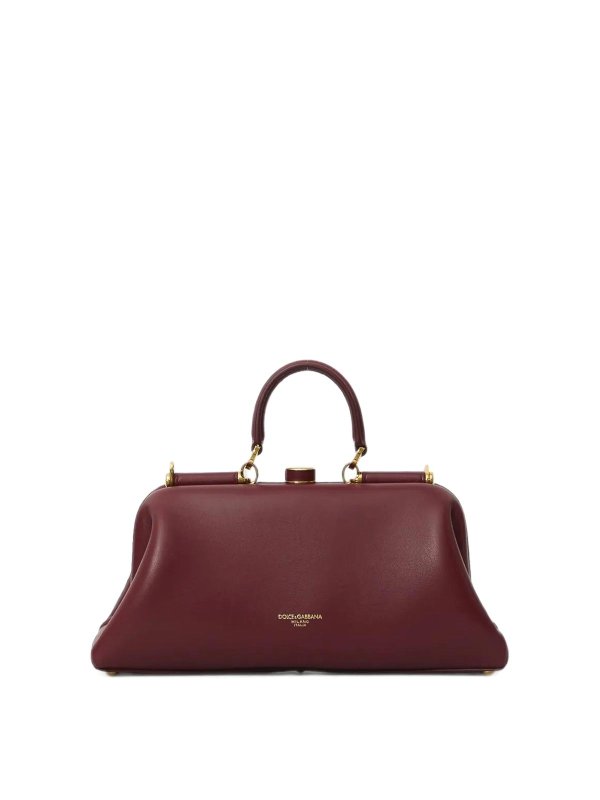 DOLCE & GABBANA: ショルダーバッグ - ショルダーバッグ - ダークレッド