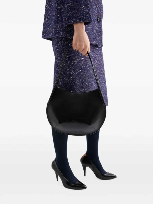 JIL SANDER: ショルダーバッグ online - ショルダーバッグ - 黒