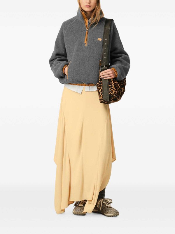 The Best Shops AMI PARIS: Strickpullover mit Rundhalsausschnitt - Rundhalspullover - Hellgrau