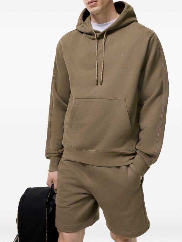 クルーネック - ブラウン shop online: BURBERRY
