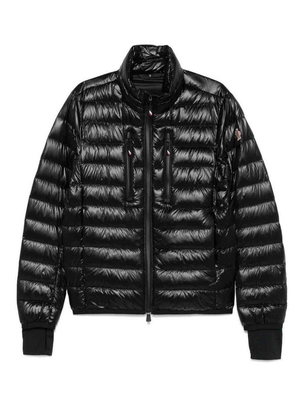 MONCLER: ダウン・ハイテクジャケット - ダウンジャケット - 黒