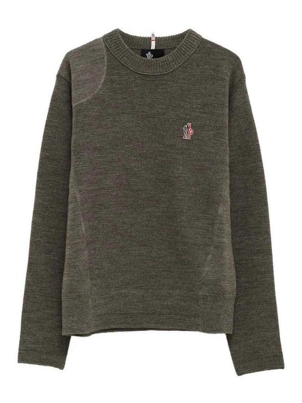 MONCLER: クルーネック - クルーネック - グレー