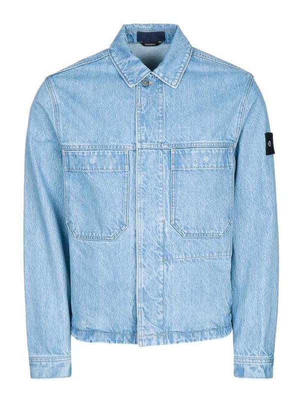 STONE ISLAND: ブレザー - ブレザー - ブルー