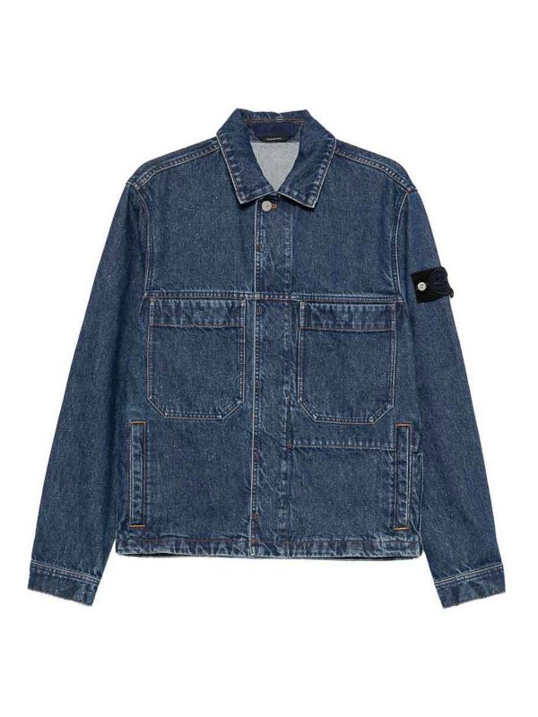 STONE ISLAND: ブレザー - ブレザー - ブルー