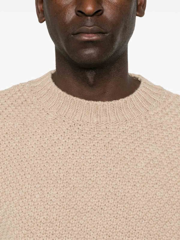 The Best Shops STONE ISLAND: クルーネック - クルーネック - グレイッシュブラウン