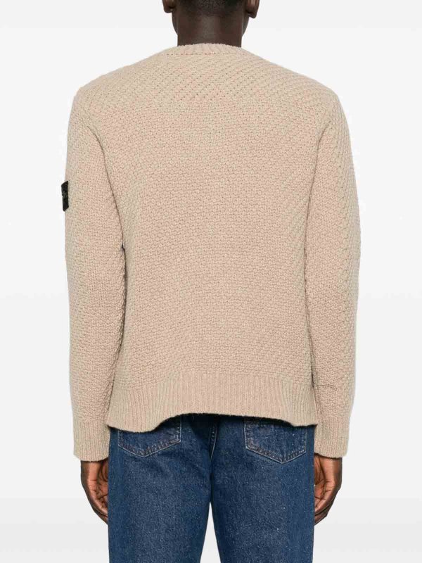 STONE ISLAND buy online クルーネック - グレイッシュブラウン