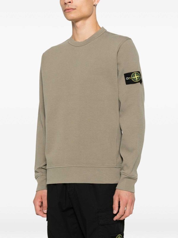 STONE ISLAND: クルーネック online - クルーネック - 緑