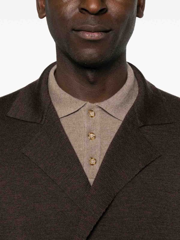 Rundhalspullover - Dunkelbraun shop online: TAGLIATORE