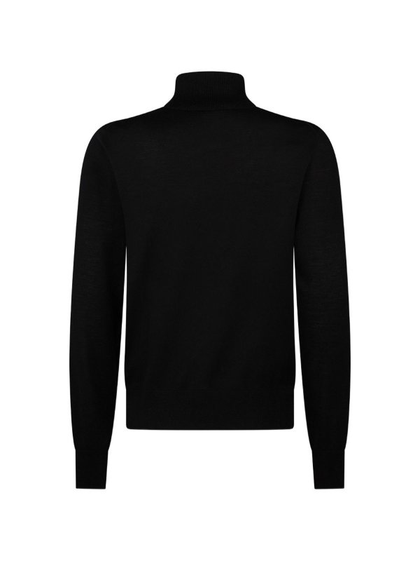 DSQUARED2: crew necks online - D2 Upside Down wool turtleneck