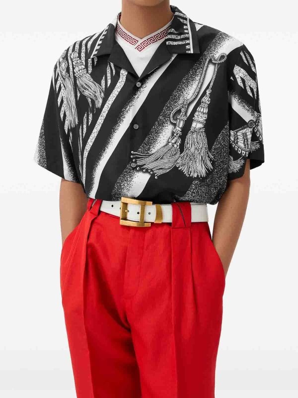 シャツ - 黒 shop online: VERSACE