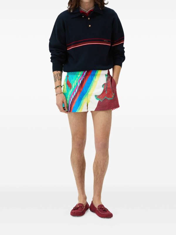 The Best Shops VERSACE: トラウザーショーツ - ショートパンツ - ピンク