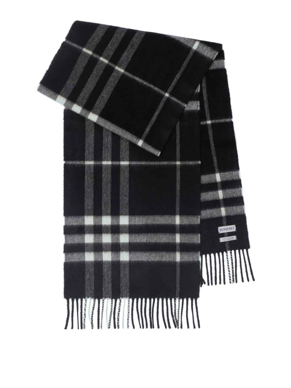 BURBERRY: スカーフ - スカーフ - 黒