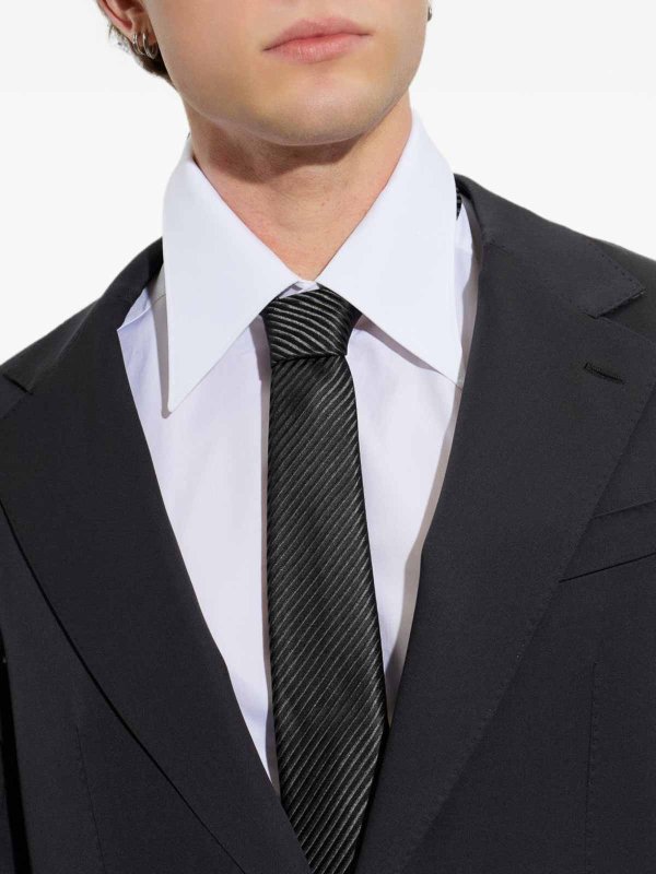 The Best Shops GIORGIO ARMANI: Corbatas y pajaritas - Corbata - Negro