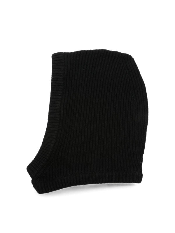 RICK OWENS: ニットキャップ - ビーニー帽 - 黒