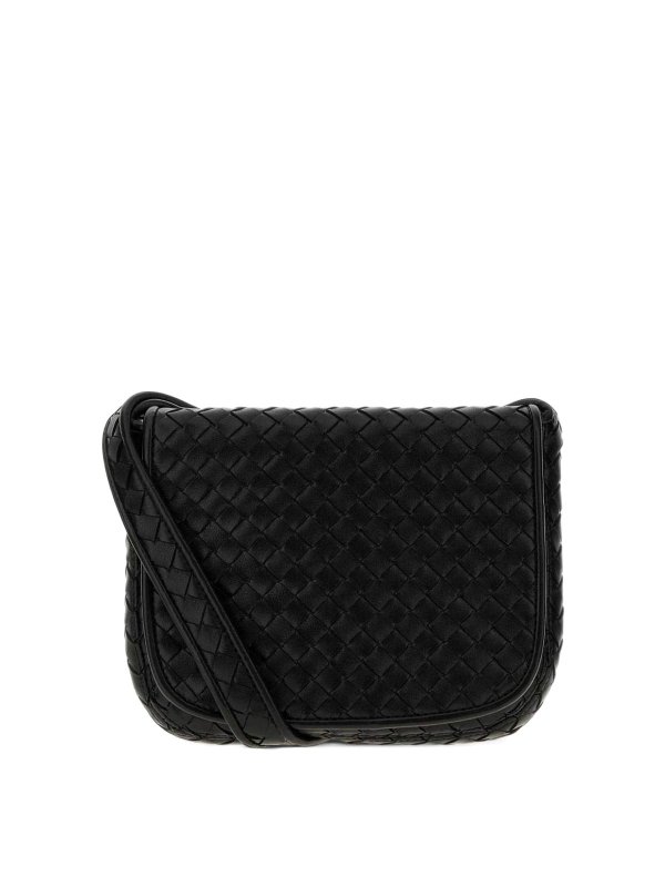 BOTTEGA VENETA: クロスボディバッグ - クロスボディバッグ - 黒