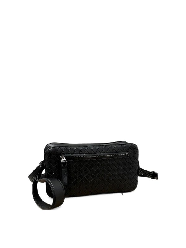 BOTTEGA VENETA: クロスボディバッグ - クロスボディバッグ - 黒