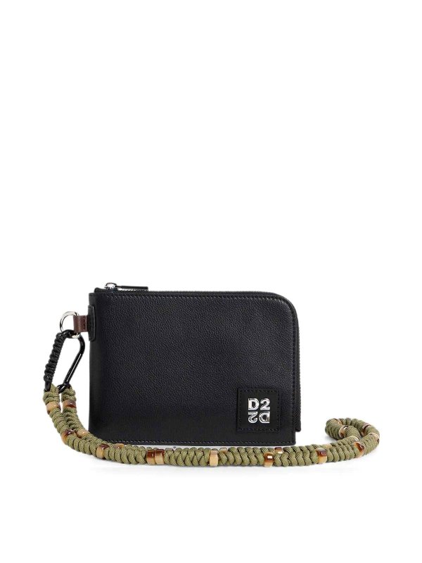 DSQUARED2: クラッチバッグ - クラッチバッグ - 黒
