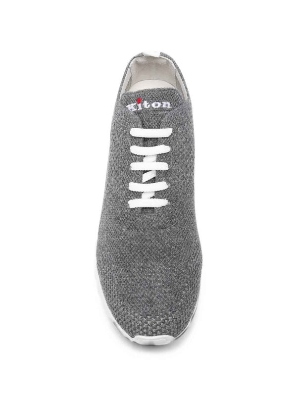 KITON: Chaussures de sport online - Baskets - Gris