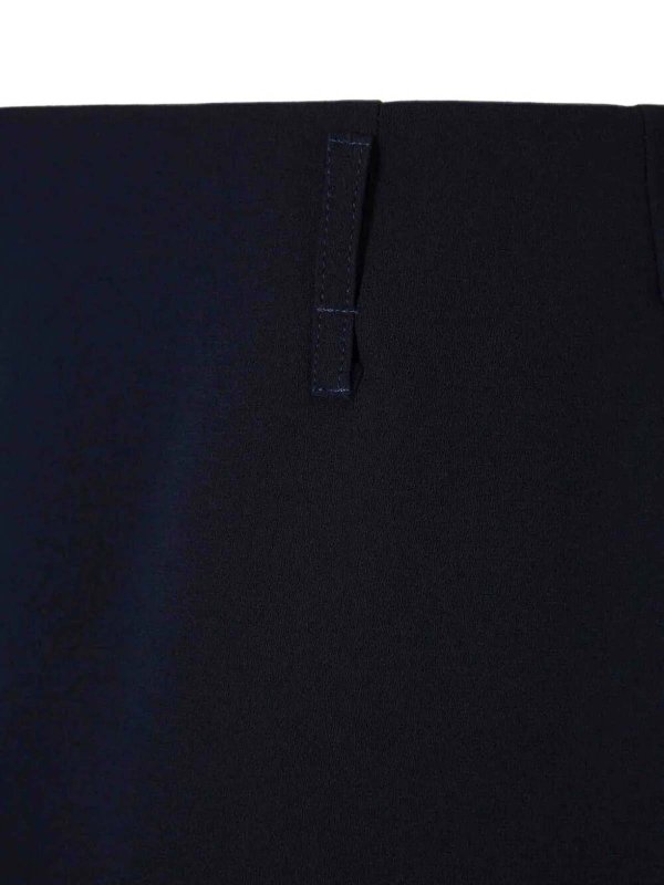 The Best Shops DRIES VAN NOTEN: ニーレングススカート＆ミディ丈 - 膝丈/ミディスカート - ダークブルー