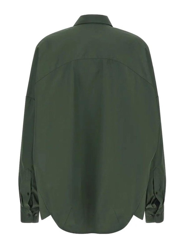 The Best Shops DRIES VAN NOTEN: シャツ - シャツ - ダークグリーン