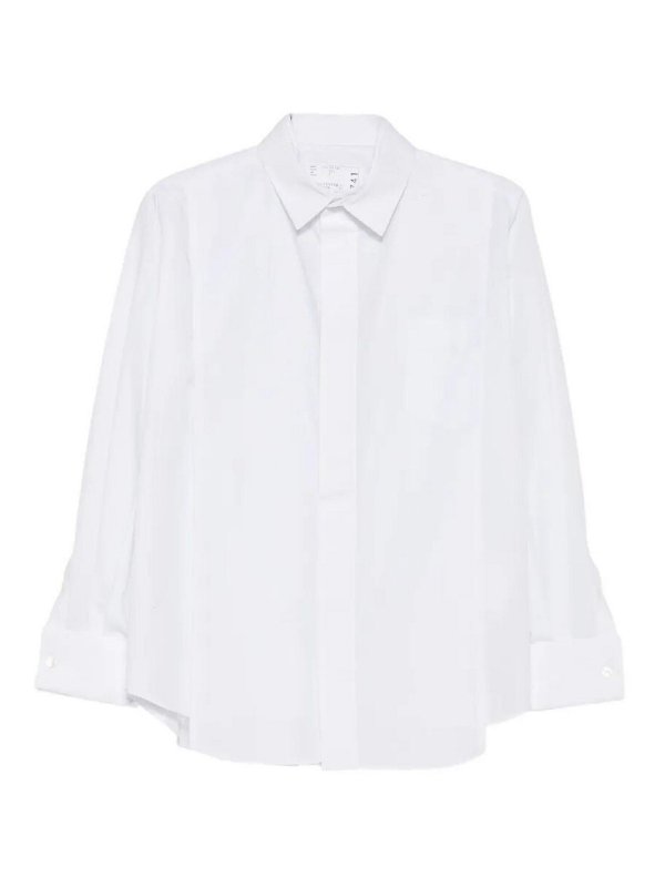 Sacai: シャツ - シャツ - 白
