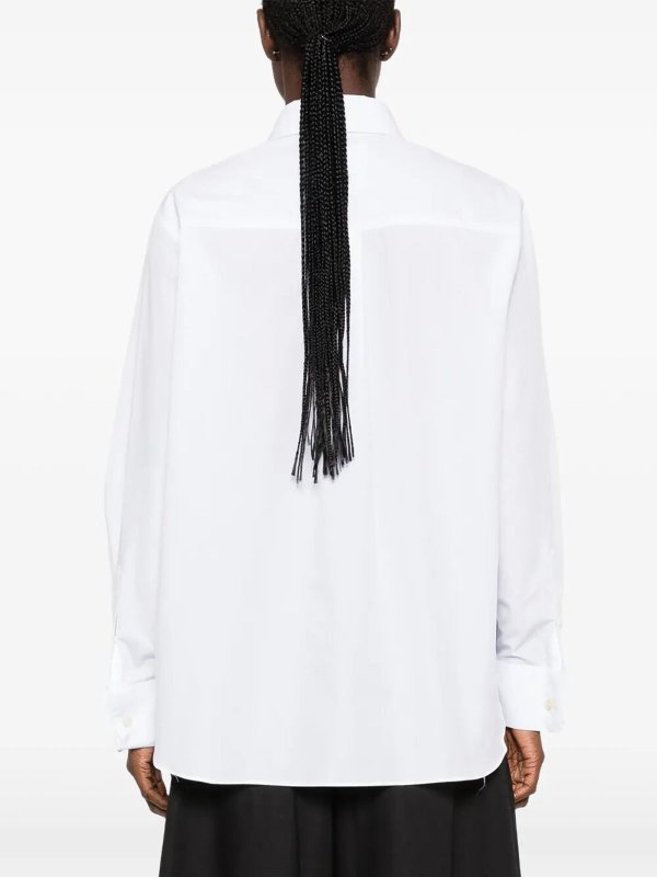 シャツ - 白 shop online: Sacai