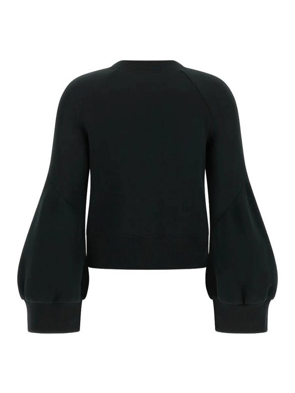 クルーネック - 黒 shop online: Sacai