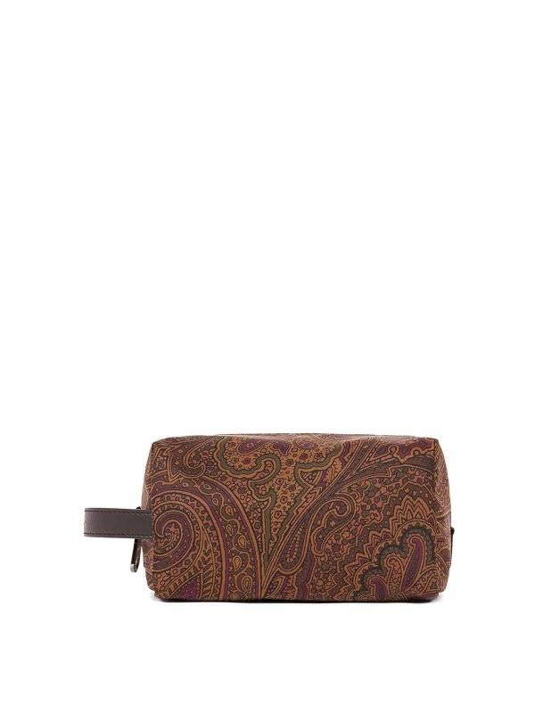 ETRO: Cases & Covers - Arnica S paisley wash bag