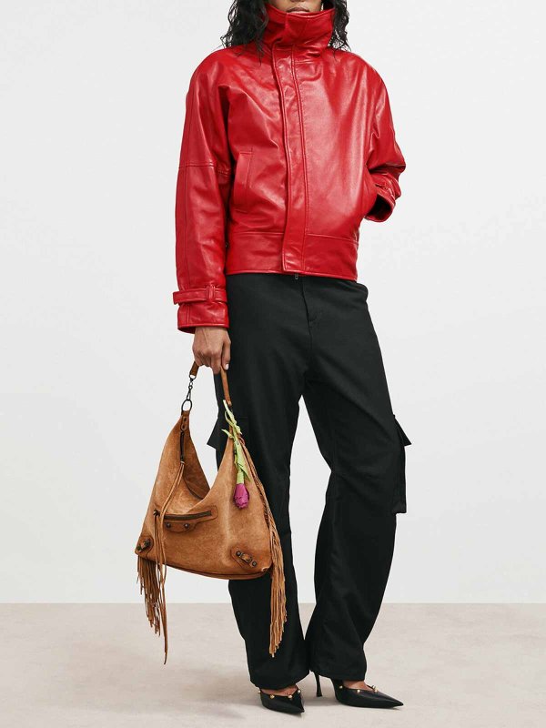 BALENCIAGA: casual jackets online - Big collar jacket