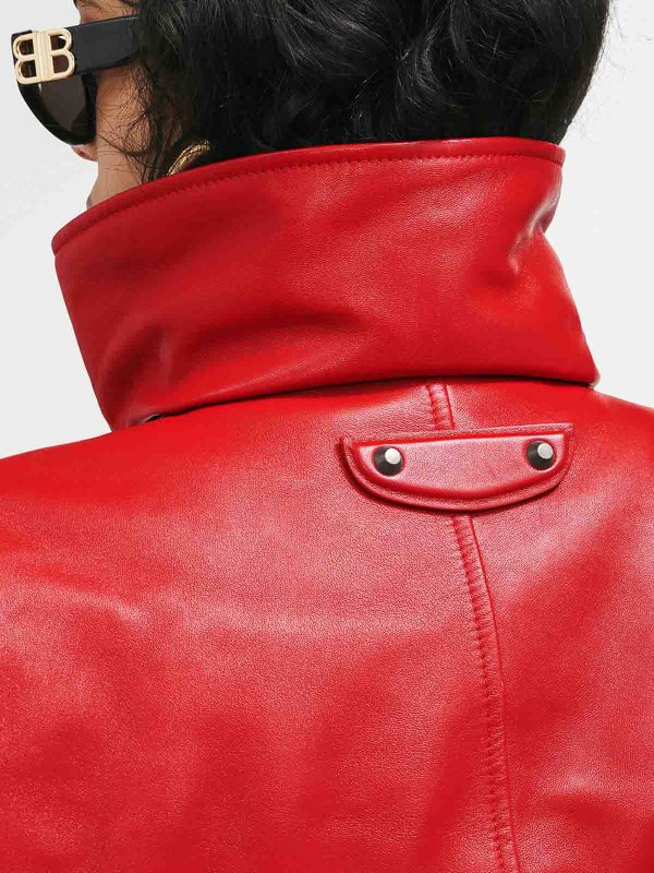 Big collar jacket shop online: BALENCIAGA