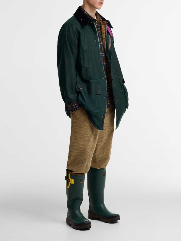 The Best Shops BARBOUR: casual jackets - Paul Smith x Barbour Gamefair waxed jacket