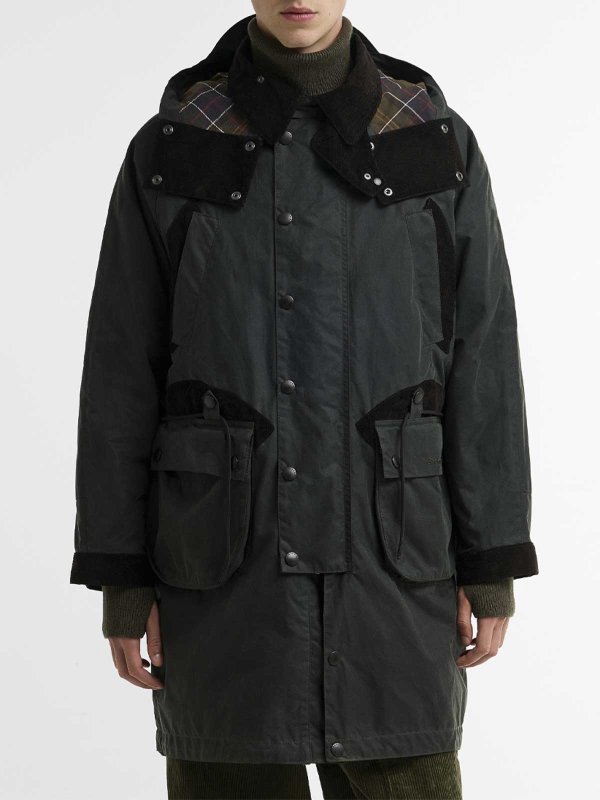 BARBOUR: casual jackets online - Barbour x Norbit long waxed jacket