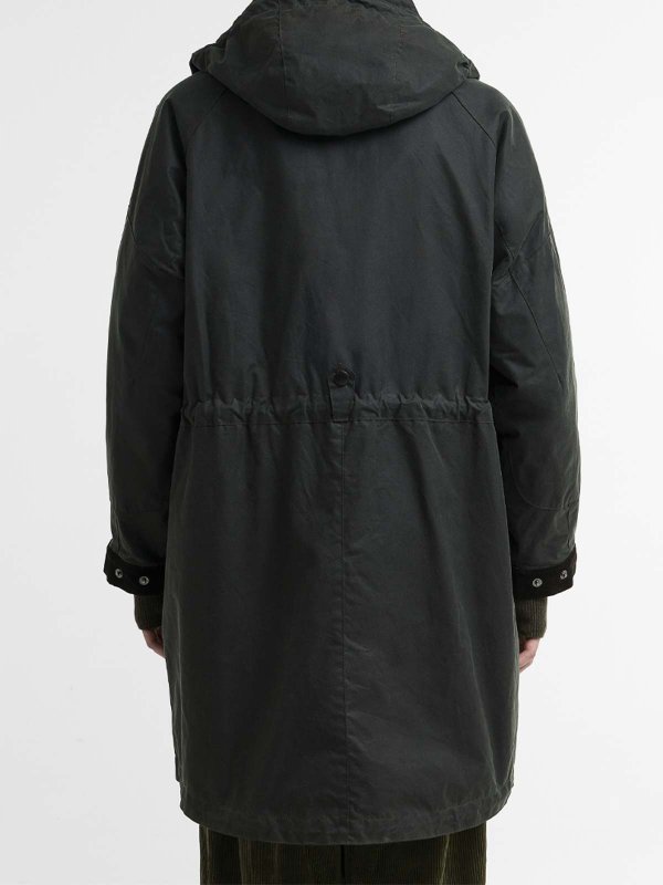 The Best Shops BARBOUR: casual jackets - Barbour x Norbit long waxed jacket