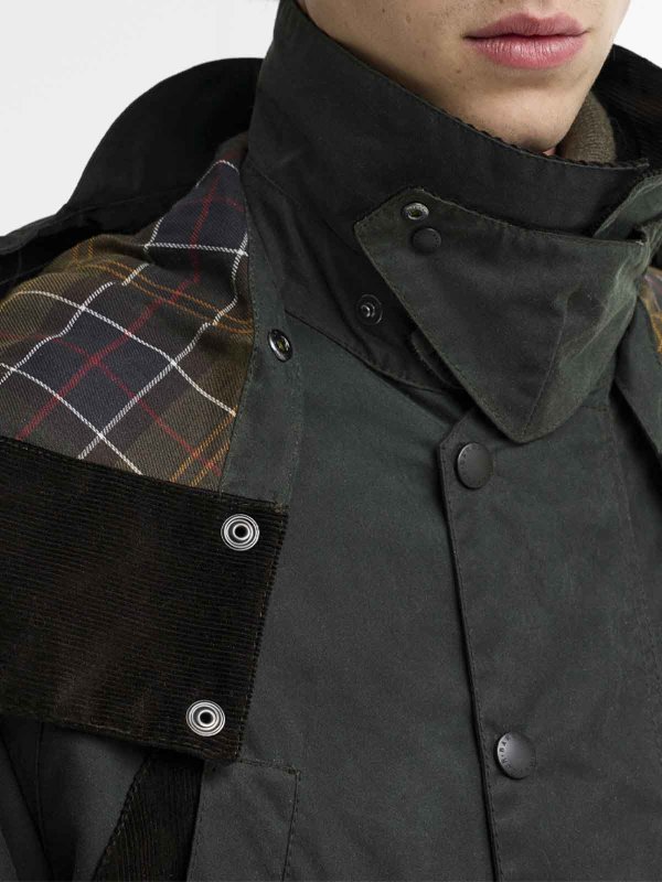 BARBOUR buy online Barbour x Norbit long waxed jacket