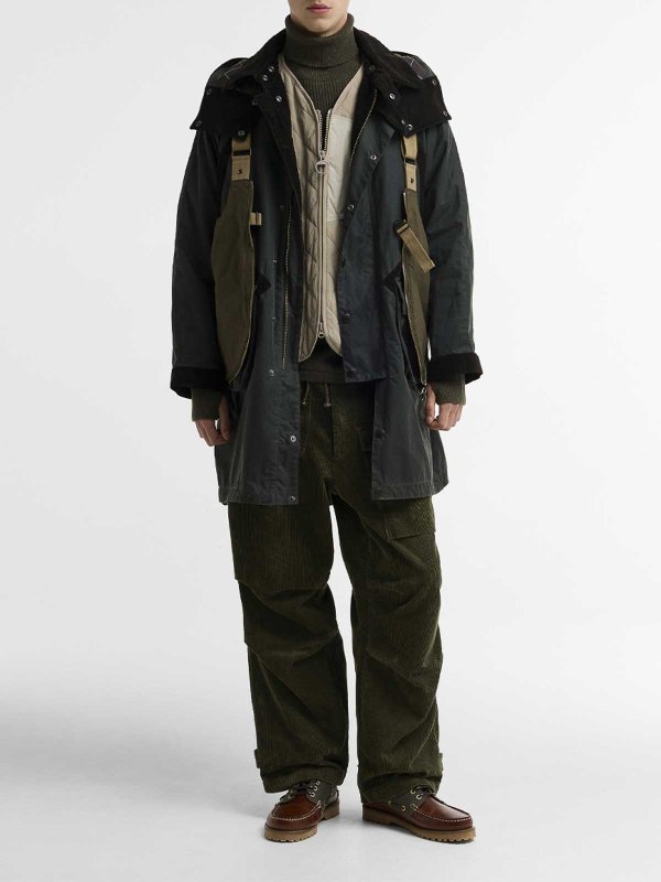 The Best Shops BARBOUR: Barbour x Norbit long waxed jacket