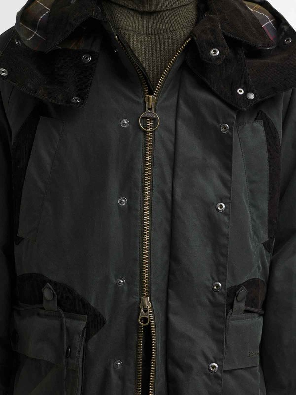 casual jackets shop online Barbour x Norbit long waxed jacket