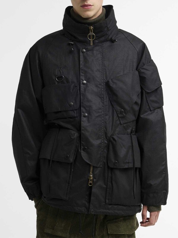 The Best Shops BARBOUR: casual jackets - Barbour x Norbit ripstop waxed jacket