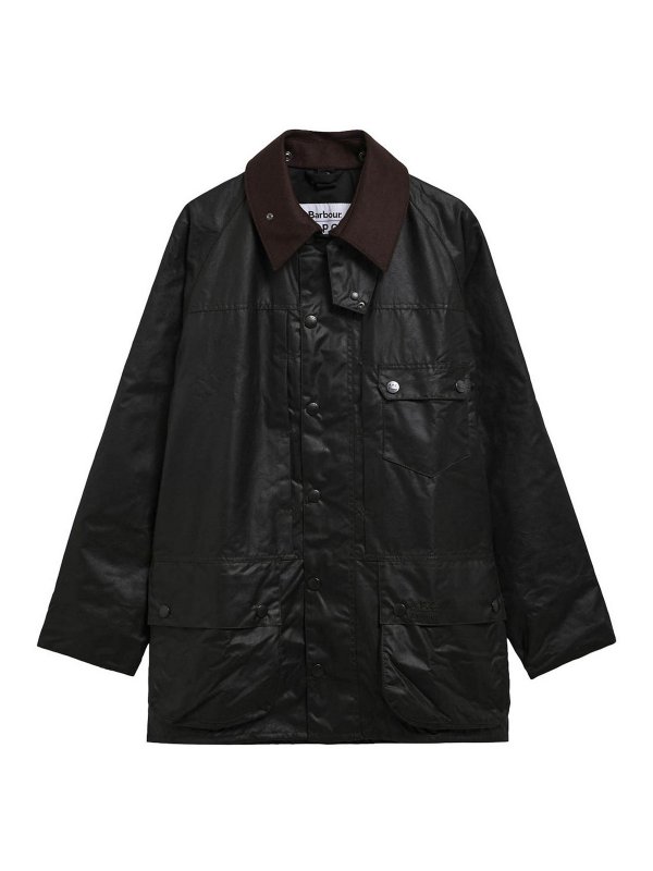 BARBOUR: casual jackets - Barbour x A.P.C. Beaufort waxed jacket