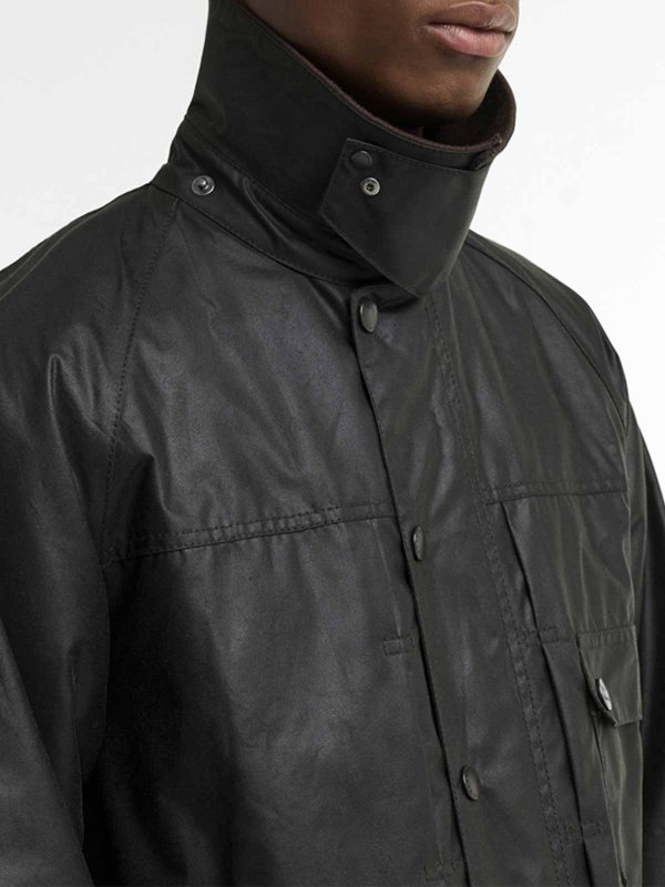 BARBOUR buy online Barbour x A.P.C. Beaufort waxed jacket