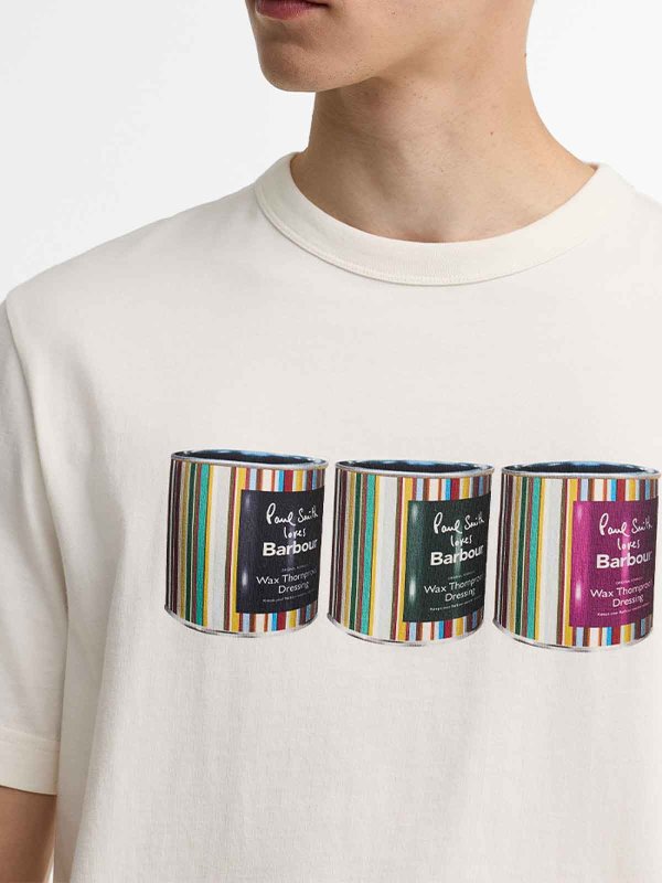 BARBOUR buy online Paul Smith x Barbour Tinned print T-shirt