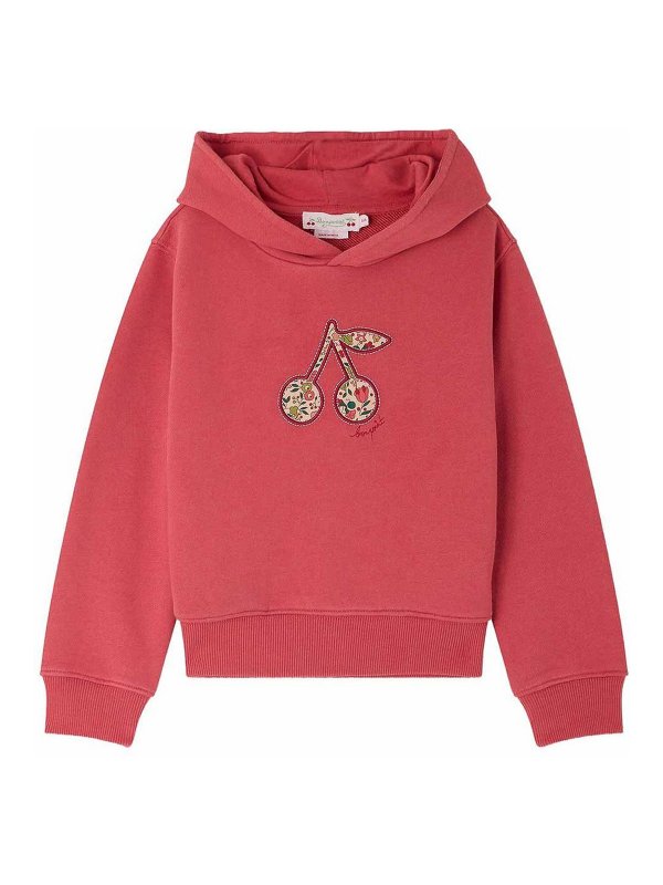 Bonpoint: Sweatshirts & Sweaters - Tita Liberty cherry sweatshirt